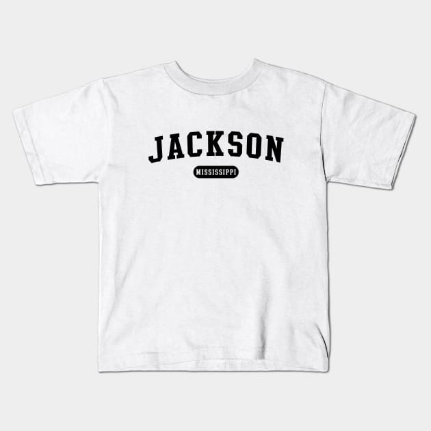 Jackson, MS Kids T-Shirt by Novel_Designs